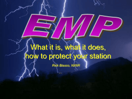 EMP and the Radio Amateur