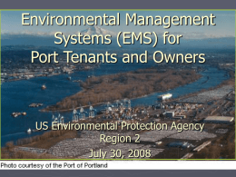 Environmental Management Systems (EMS) for Small Businesses