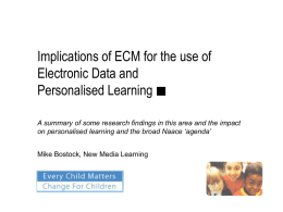 ECM and the use of Electronic Data