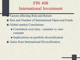 International Investment