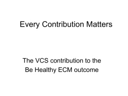 Every Contribution Matters