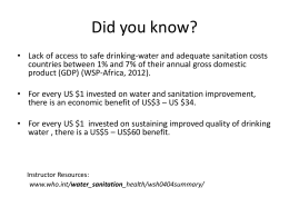 Economic Impact of Water Purification Systems