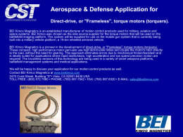 Aerospace & Defense Applications