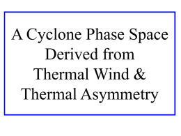 A Cyclone Phase Space Derived from Thermal Wind & Thermal