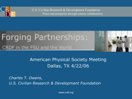 Forging Partnerships: - Florida Institute of Technology