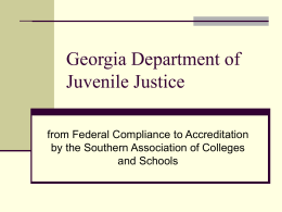 Georgia Department of Juvenile Justice