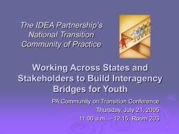 Working Across States and Stakeholders to Build