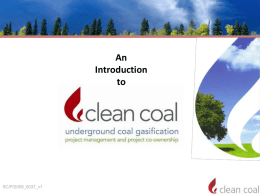 Underground Coal Gasification in the energy mix 7th