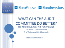 EuroVote 2011 - Better Finance