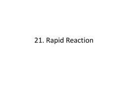 21. Rapid Reaction - University of British Columbia