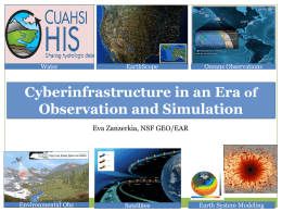 Cyberinfrastructure Opportunities at NSF