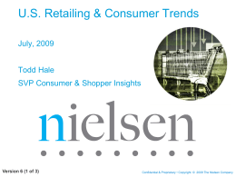 U.S. Retailing and Consumer Trends 2009 V6 Retailing Part 1