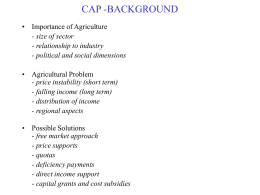 CAP -BACKGROUND