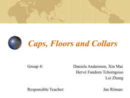Caps, Floors and Collars