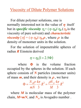 Light Scattering from Polymer Solutios
