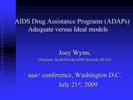 The Cost of Resistance - Adap Advocacy Association