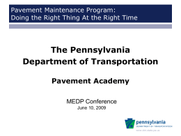 Paving the Way to a Career at PennDOT