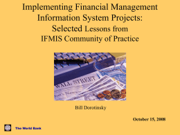 Implementing Financial Management Information Systems: The