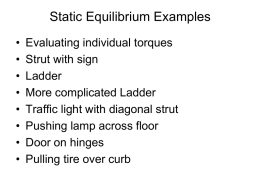 Static Equilibrium Examples