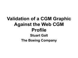 Validation of a CGM Graphic Against the Web CGM Profile
