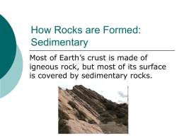 How Rocks are Formed: Sedimentary
