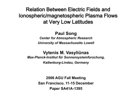 Solar Wind-Magnetosphere-Ionosphere Coupling: Dynamics in