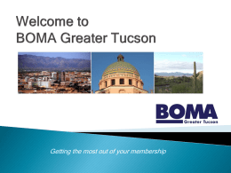 Welcome to BOMA Greater Tucson