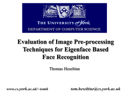 Evaluation of Image Pre-processing Techniques for