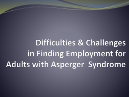 The difficulties and challenges of finding employment in