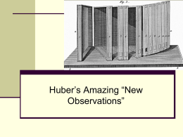 Huber's Amazing Observations