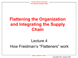 Lecture #2 ERP - George Mason University