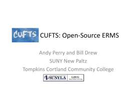 CUFTS: Open Source ERM and More