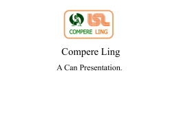 LING SYSTEMS LTD - Compere Systems