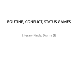 04 Routine, Conflict, Status Games