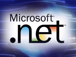 Introduction to .NET Platform and .NET Framework