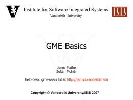 Basic GME - Vanderbilt University