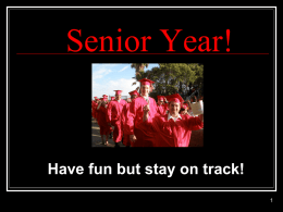 Senior Year! - Lincoln High School