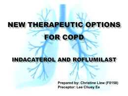 New Therapeutic Options for COPD - Site Title