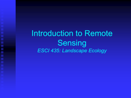 Chapter 1 History and Scope of Remote Sensing