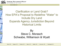 Clarification or Land Grab? How EPA’s Proposal to Redefine