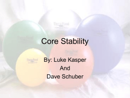 Core Stability - University of Illinois at Urbana–Champaign
