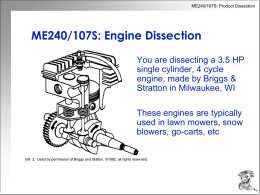 Engine Dissection - Penn State Mechanical and Nuclear
