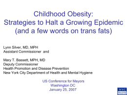 Strategies for Childhood Obesity