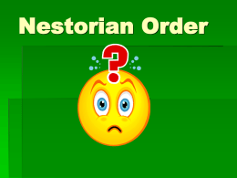 Nestorian Order
