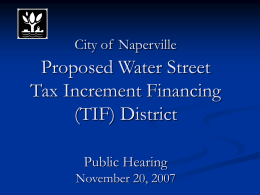 City of Champaign Proposed TIF No. 3