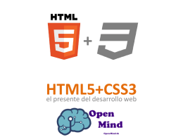 HTML5+CSS3 - Open mind