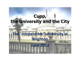 Cupp and Engagement in Brighton