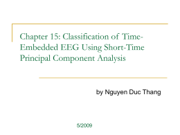 Chapter 15: Classification of Time