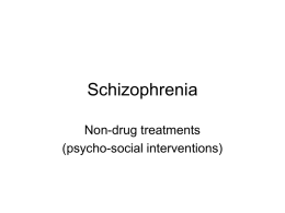 Schizophrenia - The Cambridge MRCPsych Course