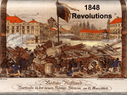 1848 Revolutions - The British Empire